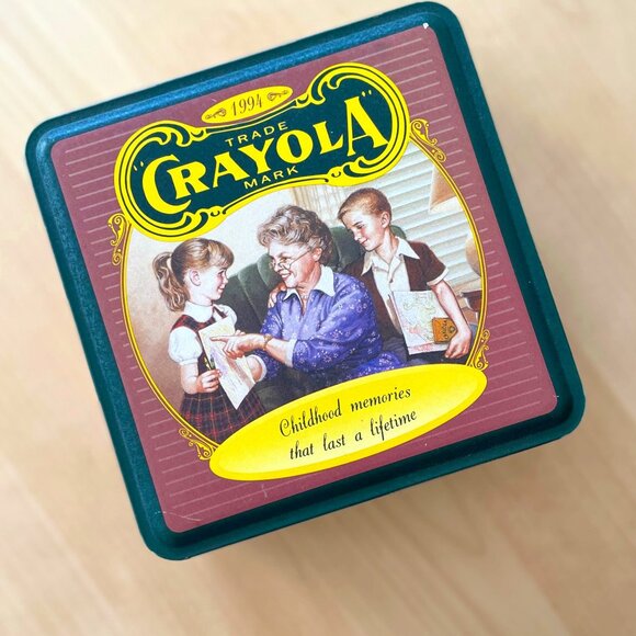 Crayola 1994 Retro Tin Box - Picture 1 of 5